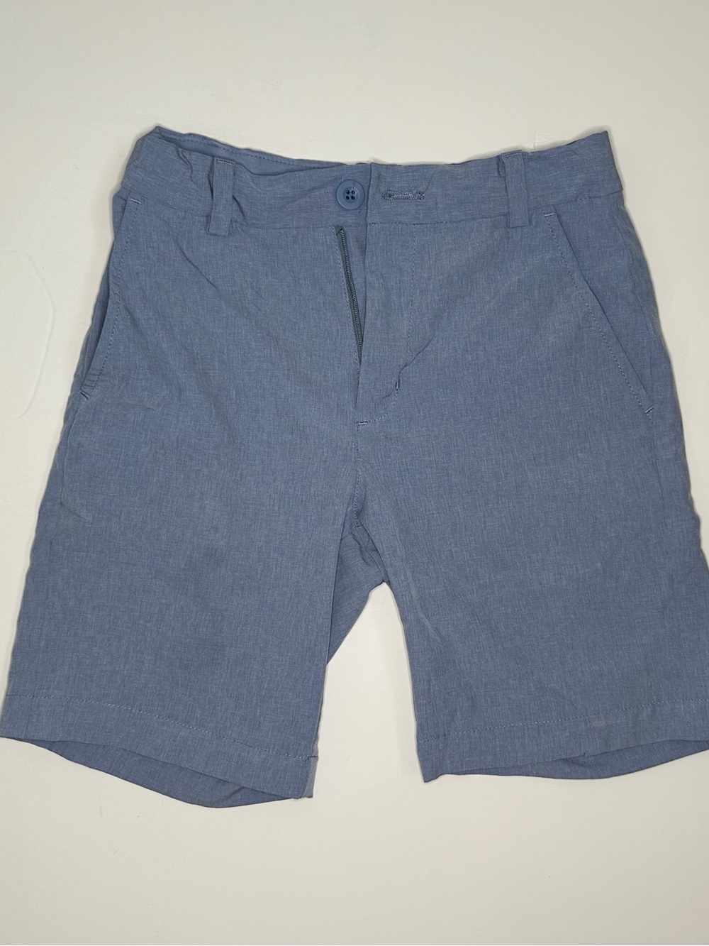 Vineyard Vines Boy's Slate Blue Flat-Front Performance Shorts
